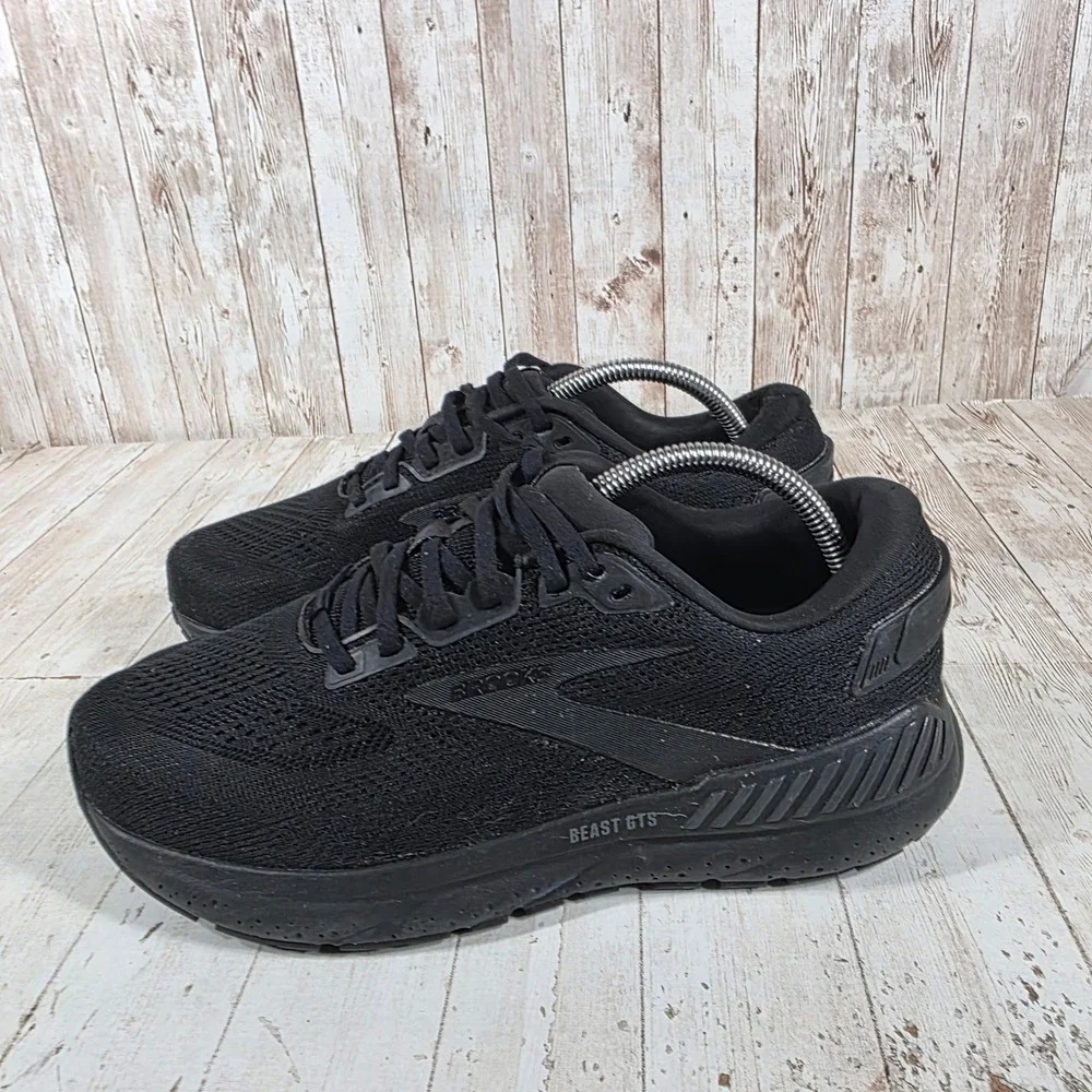 Brooks Beast GTS 23 Mens 8.5 Extra Wide 4E Black Running Shoes 1104254E020 - Picture 4 of 8